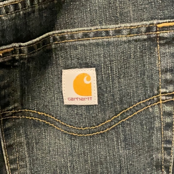 Carhartt Blue Bootcut Jeans - Picture 2 of 5